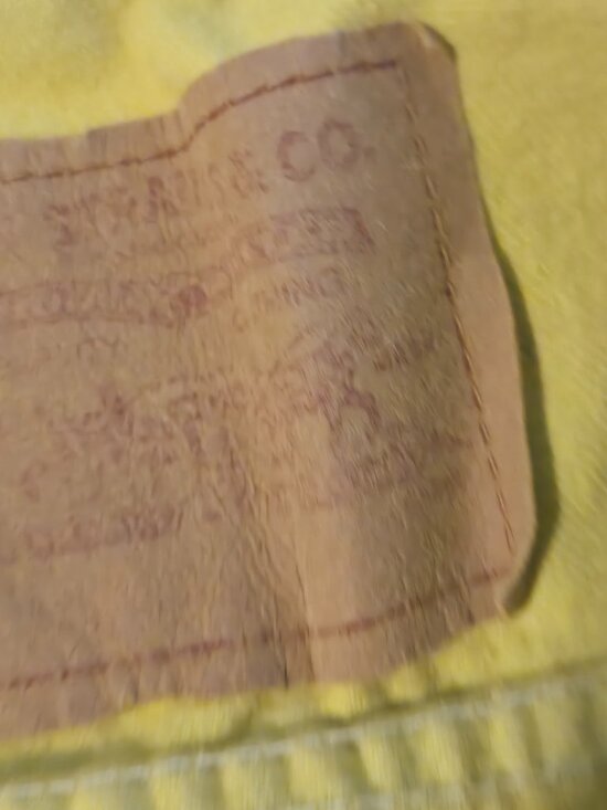 Authentic Vintage Banana Yellow LEE Levy Strauss Jean Jacket & Matching Jeans - Picture 11 of 16